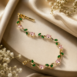 Tulip Bracelet(Pink/Green)