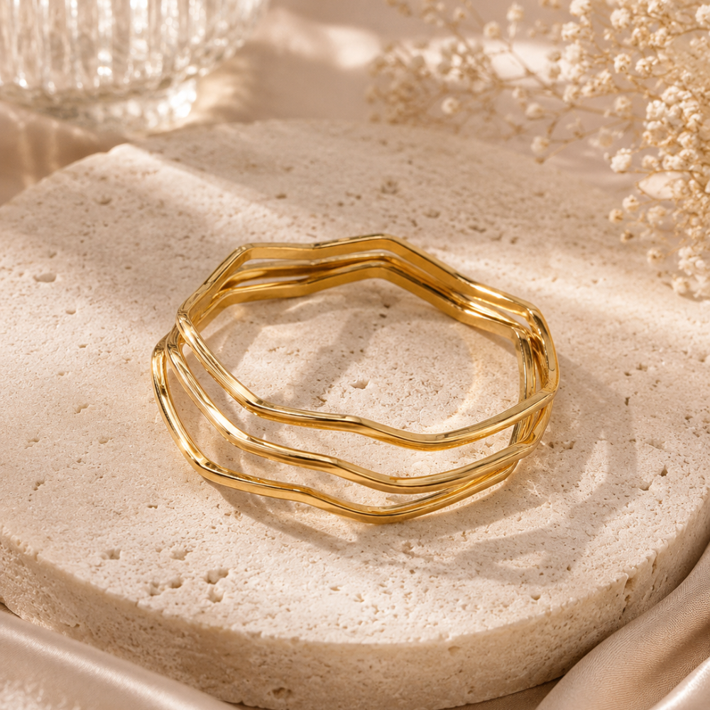 Triple Twisted Bracelet Set