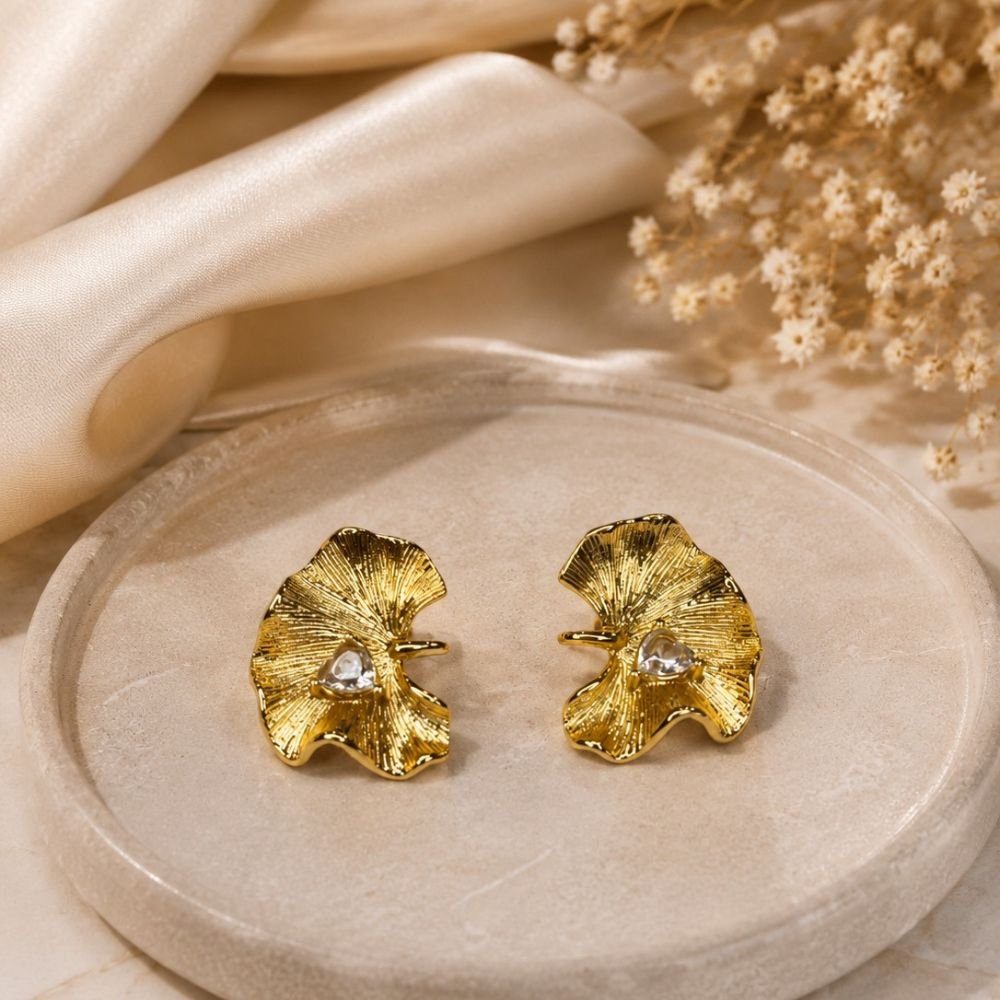 Hammered Bloom Earrings