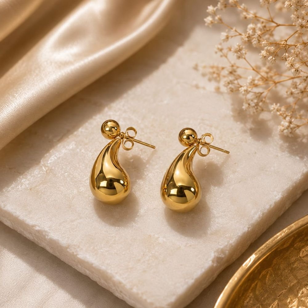 Aurora Teardrop Stud Earrings