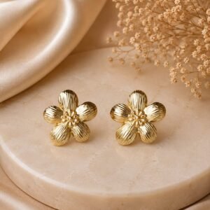 Bloom Floral Hoop Earrings