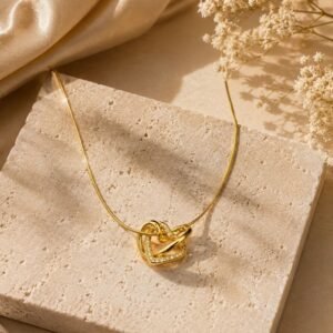 Twin Hearts Necklace