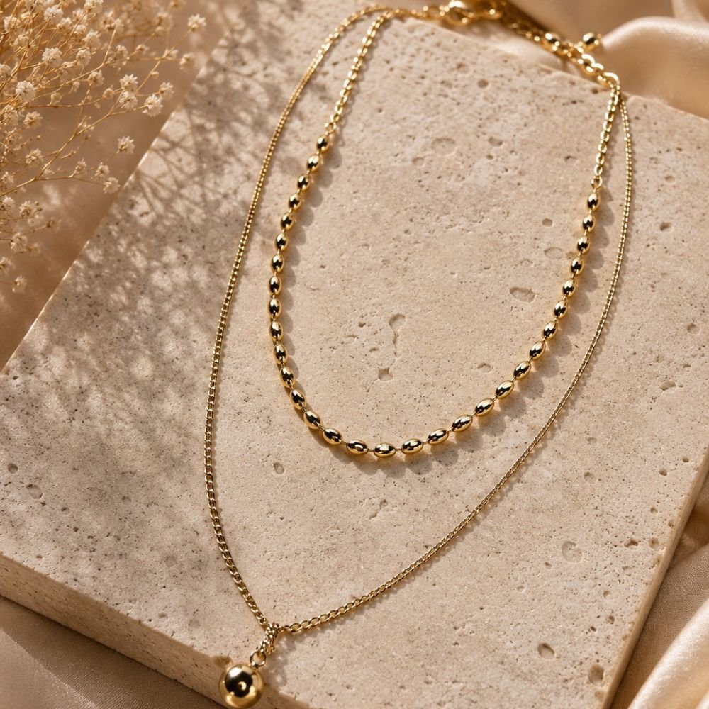 Celestial Layered Chain Necklace