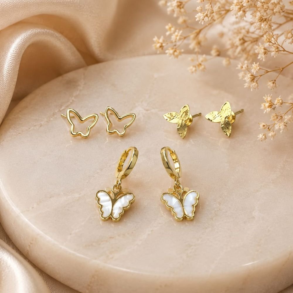 Butterfly Bliss Earring Set (Combo)