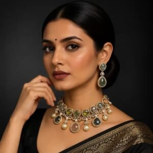 Royal Opal Heritage Necklace Set | Exclusive Design