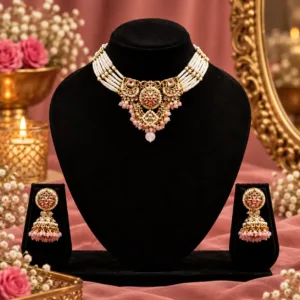 Rajwada pearl choker set