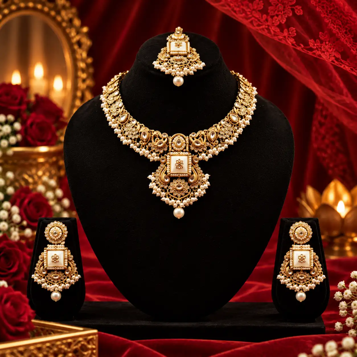 Heritage Bloom Necklace Set