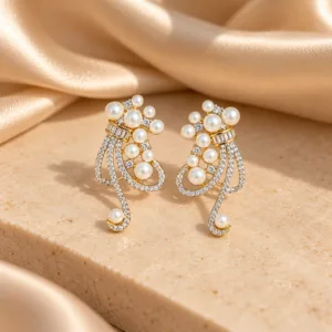 Pearl Cascade Earring