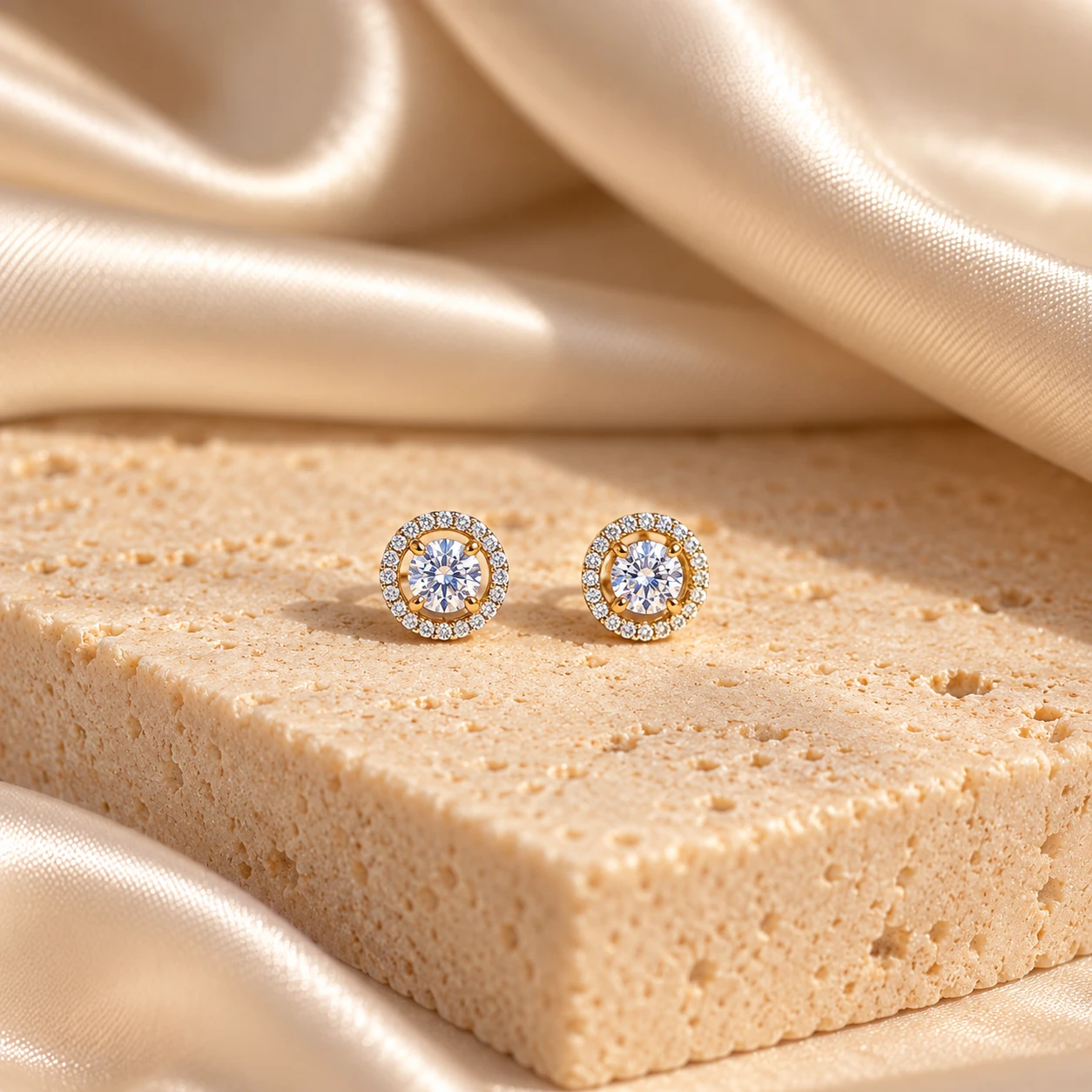 Celeste Halo Studs
