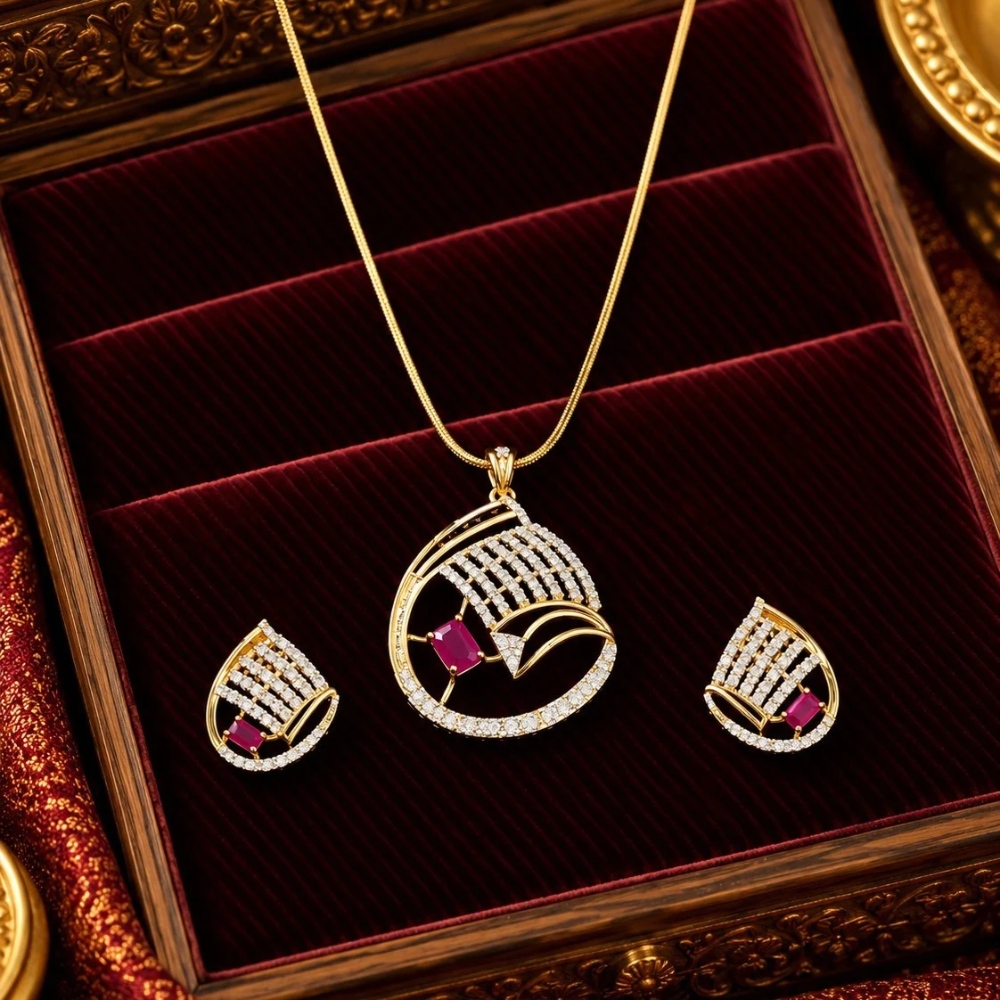 Golden Grace Set(Ruby)